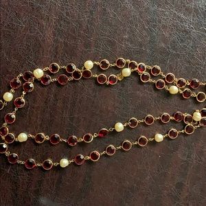 Vintage (1981) Chanel fashion necklace.